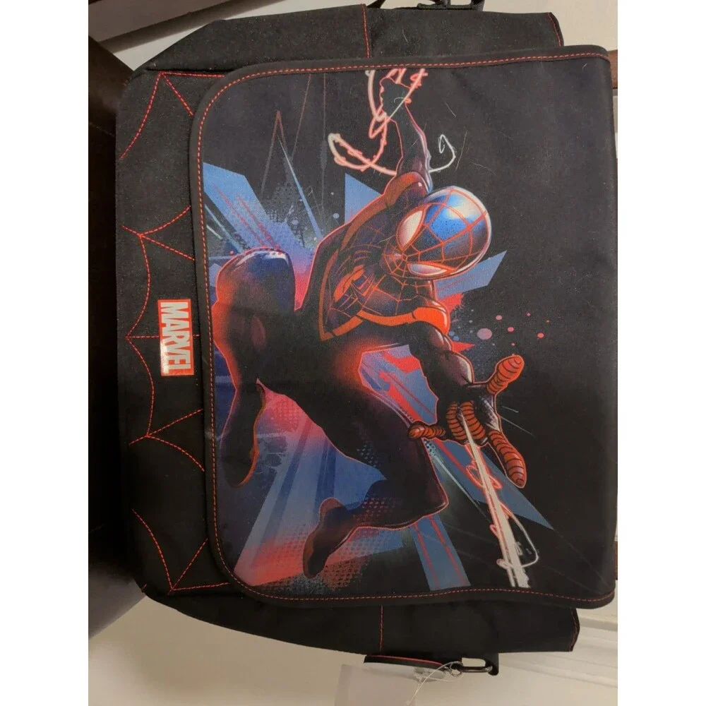 NWT Marvel Spider-Man Miles Moral Messenger Bag With Laptop Pocket universal